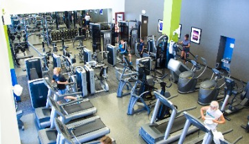 fitness center long shot