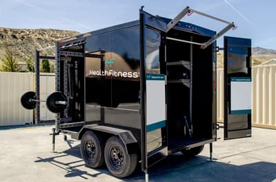 open air fitness trailer