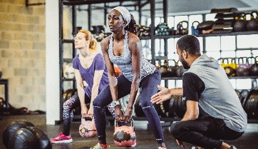 group exercise kettle bells